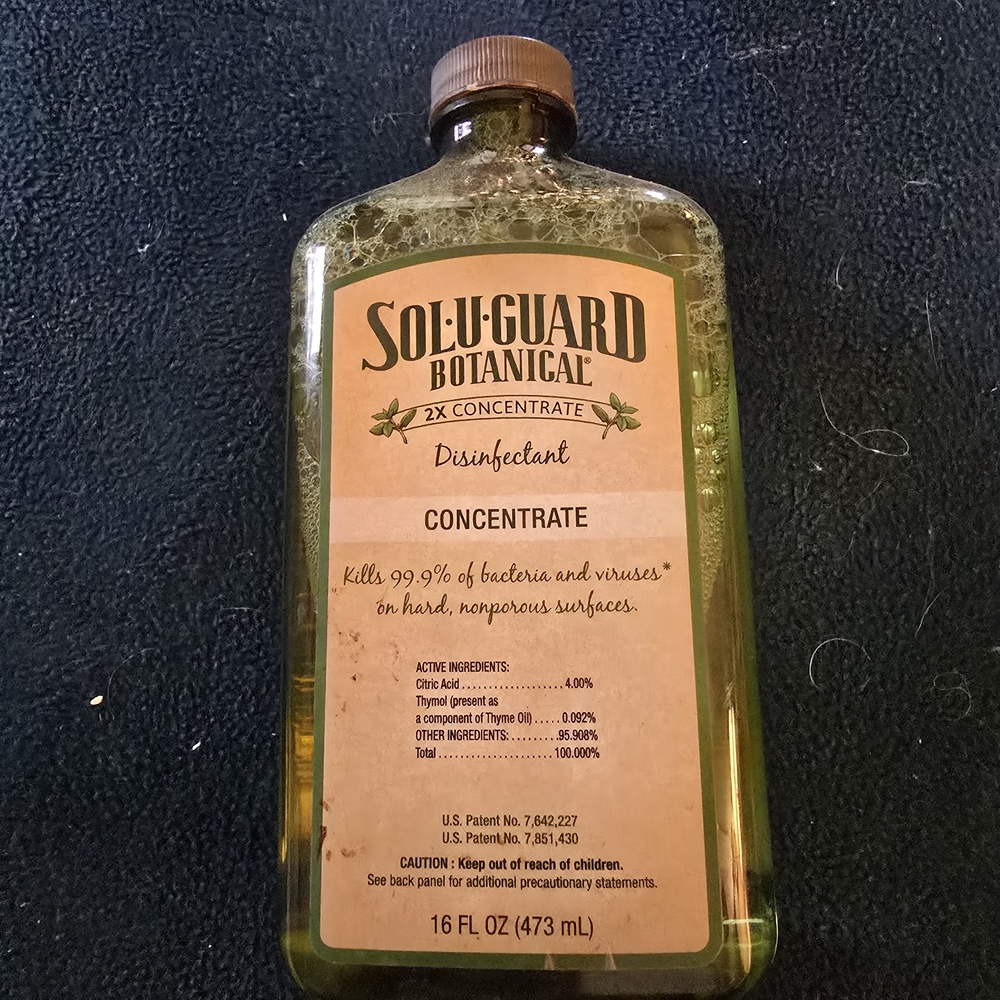 Melaleuca SOL-U-GUARD Botanical 2X Concentrate Disinfectant 16oz New 2 Bottles